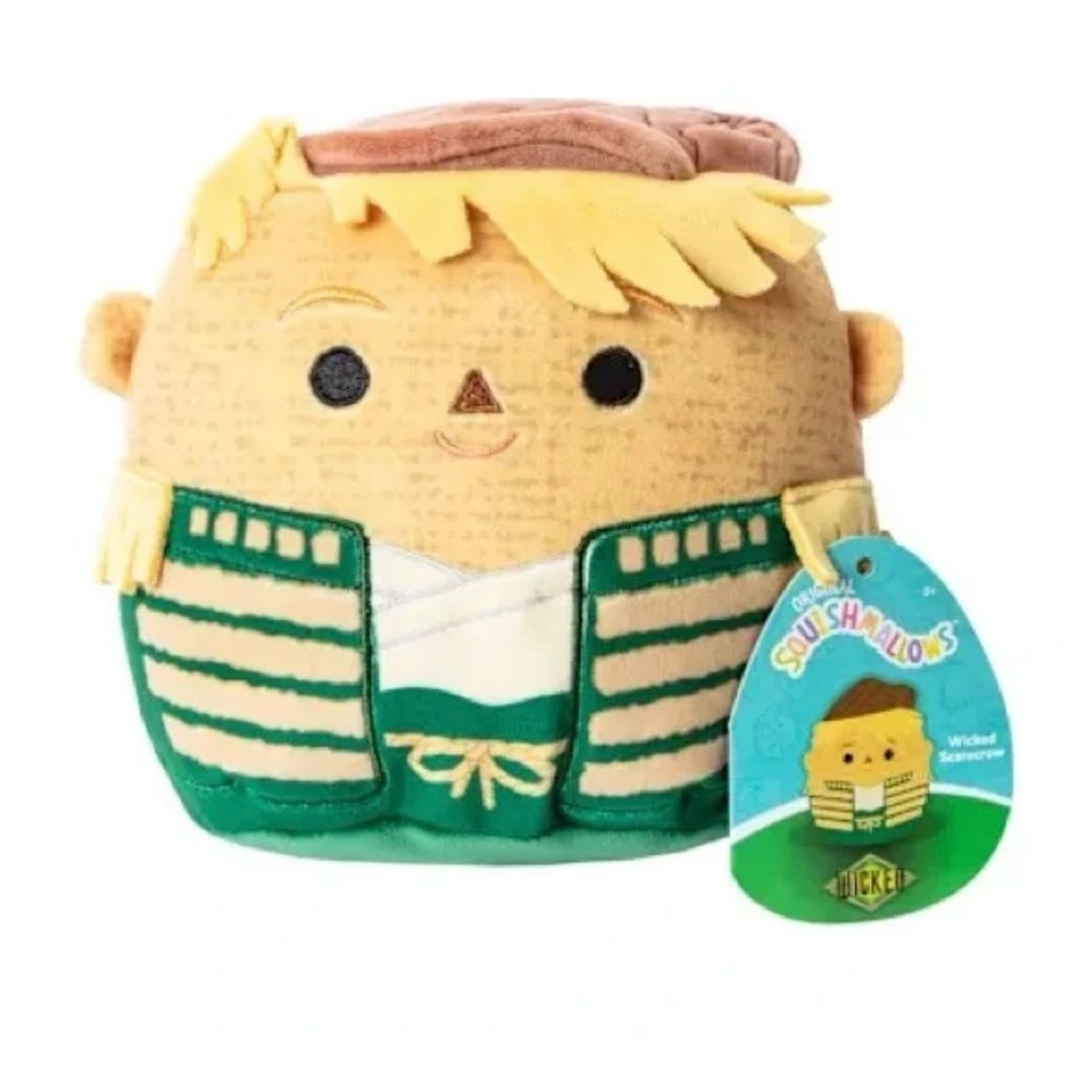 NEW!! Wicked For Good × Squishmallows Limited Edition Scarecrow Plush (NWT)